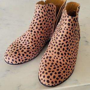 Leopard Ankle Boots